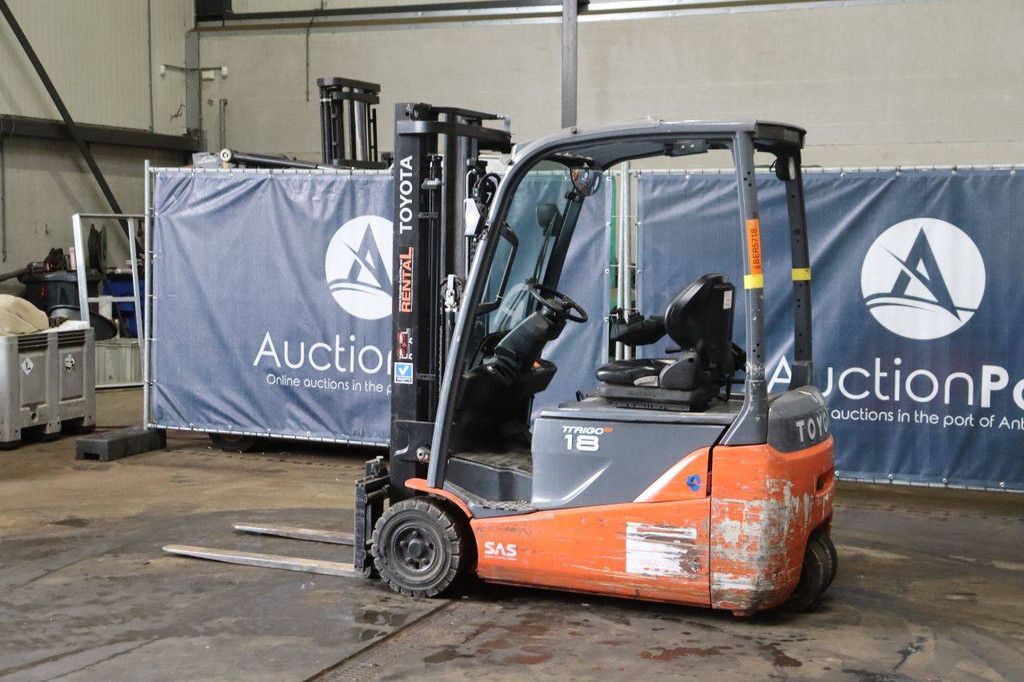 Toyota 8FBE18T Electric Forklift 1800kg 3.3m 2016