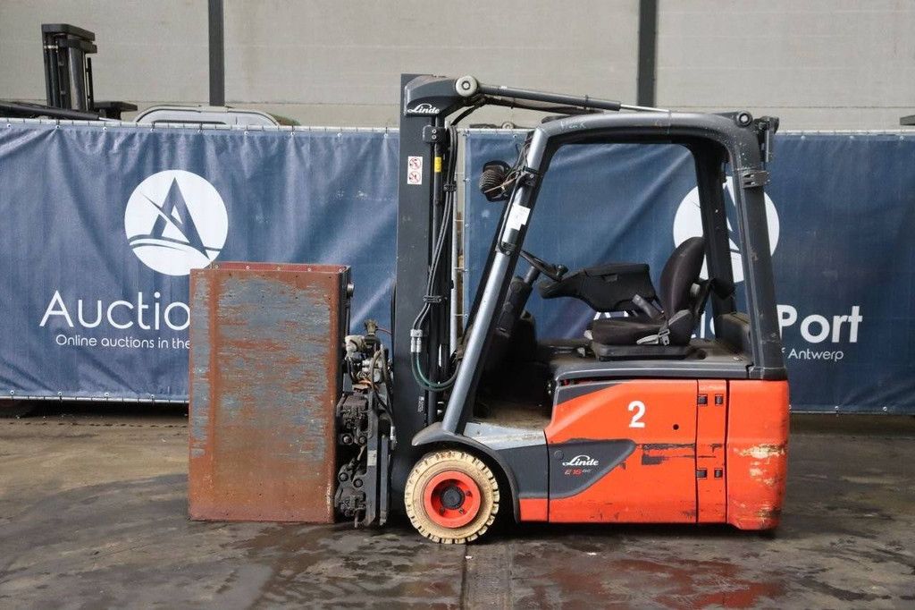 Linde E16-02 Elektrogabelstapler 1600 kg 3,1 m 2018