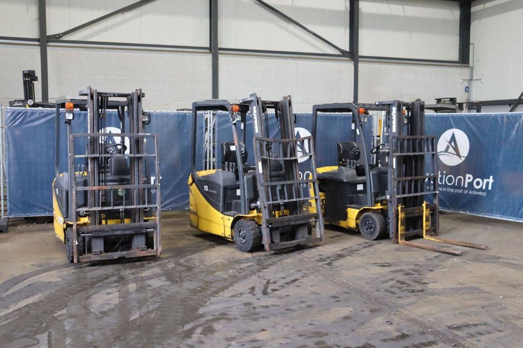 Komatsu FB15M-12 Electric Forklift 1500kg 2015 3 units