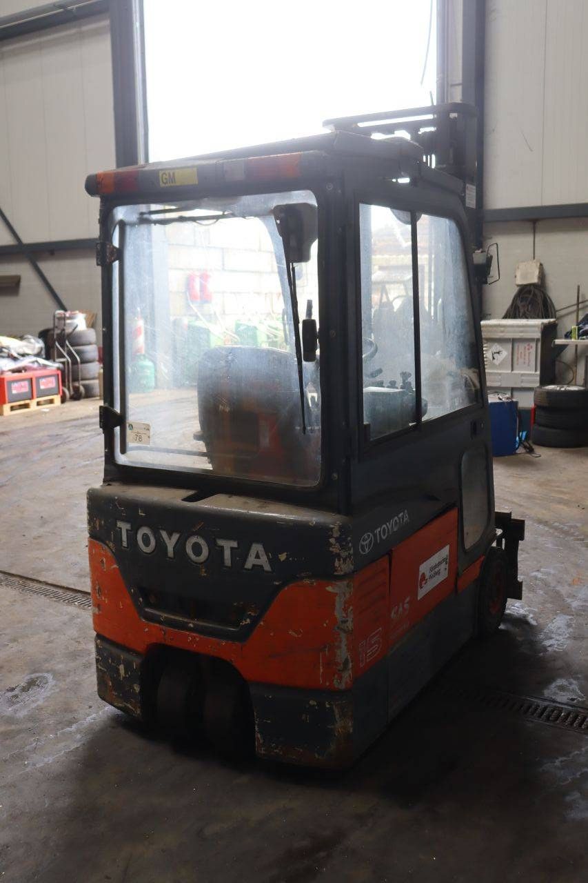 Forklift Toyota 7FBEF15 Electric 1500kg 3.7m 2008
