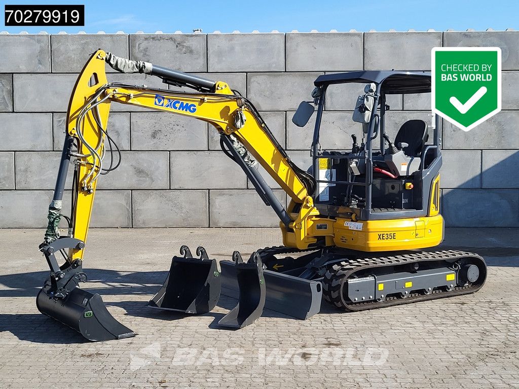 XCMG XE35 E FACTORY WARRANTY - CW/3 BUCKETS - YANMAR ENGINE