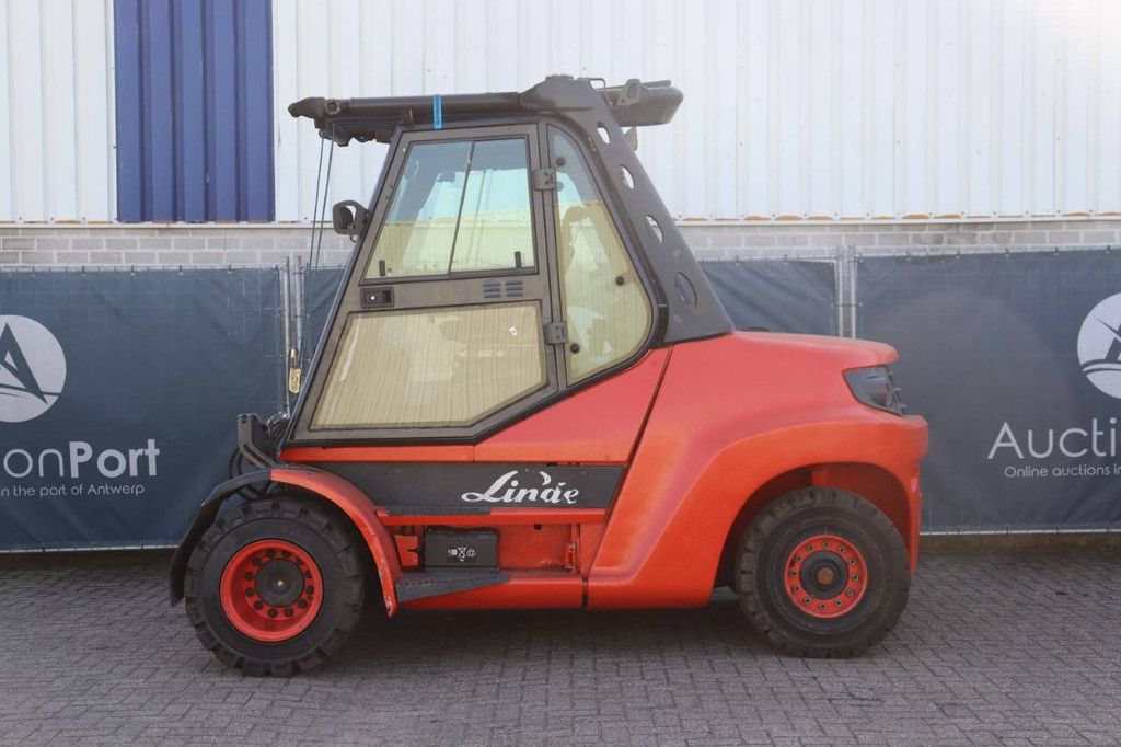 Linde H80D-02/900 Diesel Forklift 8000kg 2015