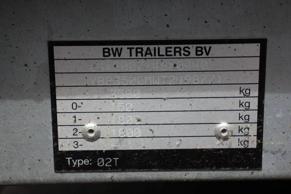 Verkaufsanhänger BW Trailers 02T 3500kg 5200x2200x2300 mm