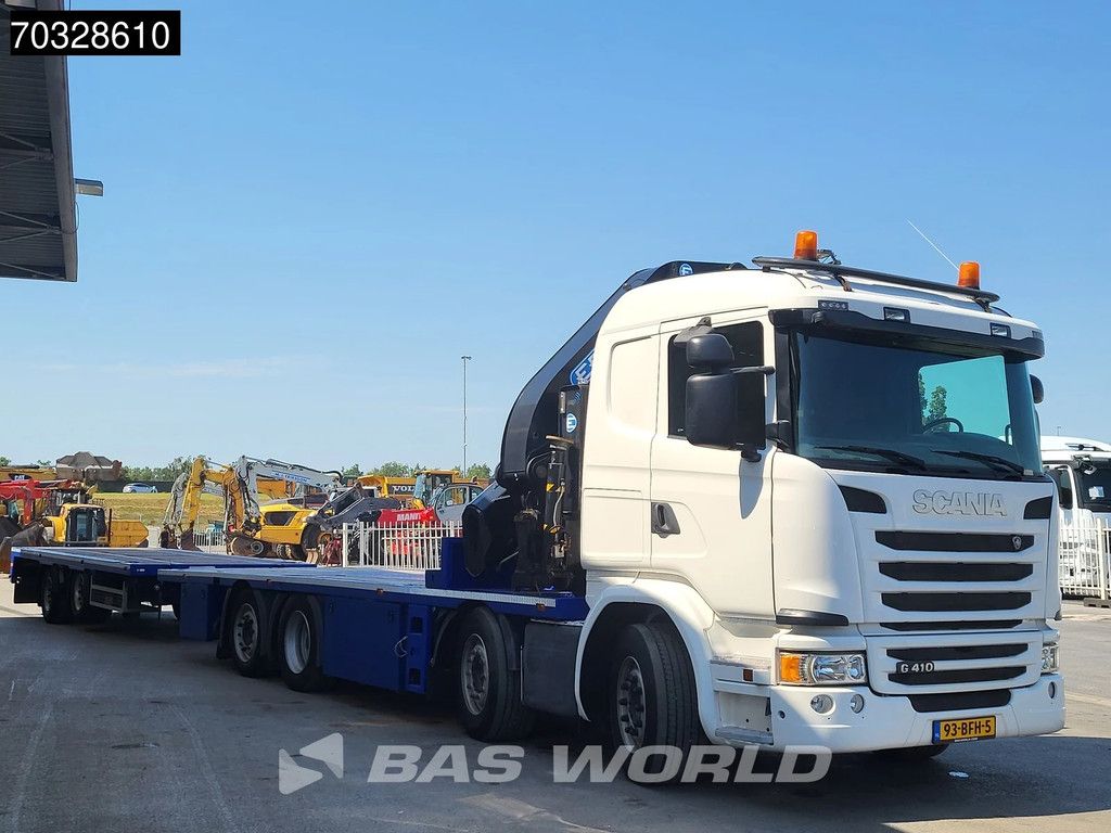 Scania G G410 8X2 NL-Combi EFFER 525/6S Crane Full Air suspension Lift+steering axle Euro 6