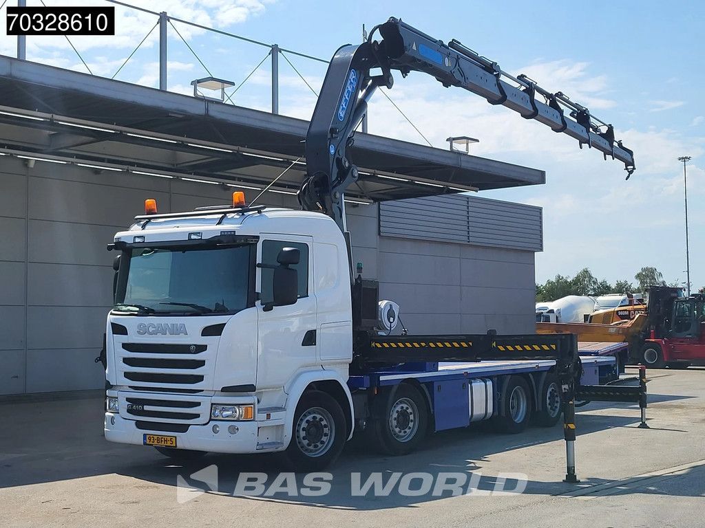 Scania G G410 8X2 NL-Combi EFFER 525/6S Crane Full Air suspension Lift+steering axle Euro 6