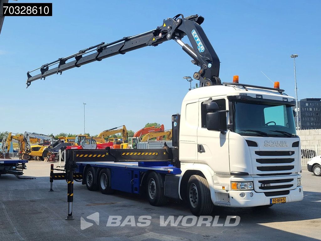 Scania G G410 8X2 NL-Combi EFFER 525/6S Crane Full Air suspension Lift+steering axle Euro 6