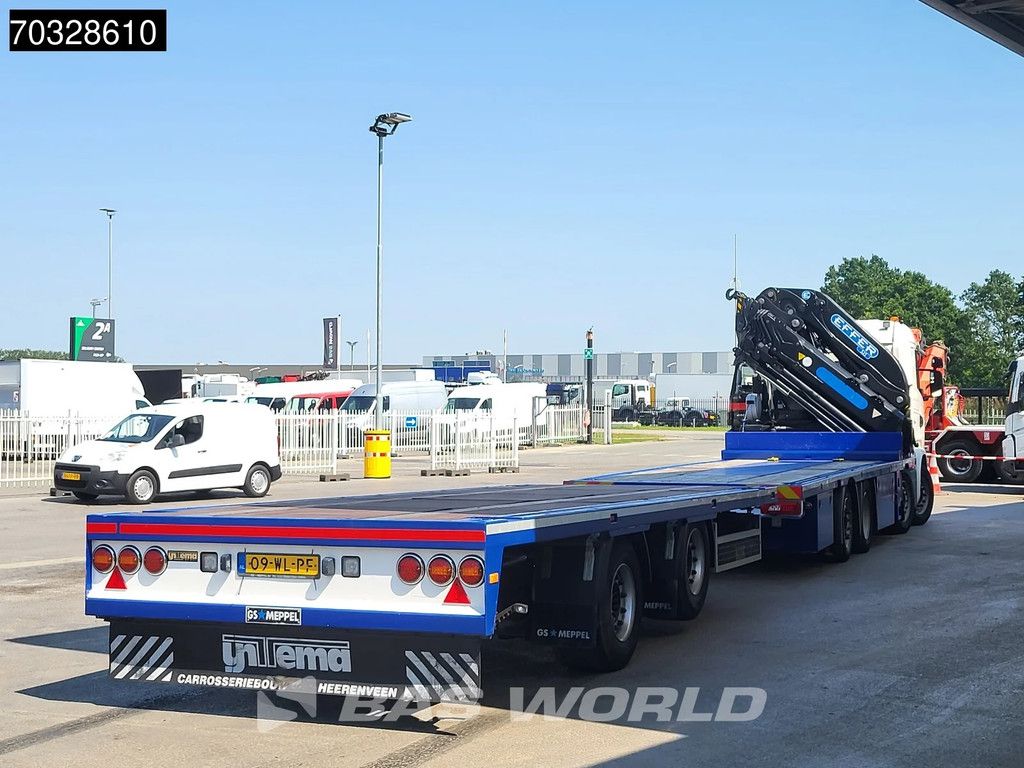 Scania G G410 8X2 NL-Combi EFFER 525/6S Crane Full Air suspension Lift+steering axle Euro 6