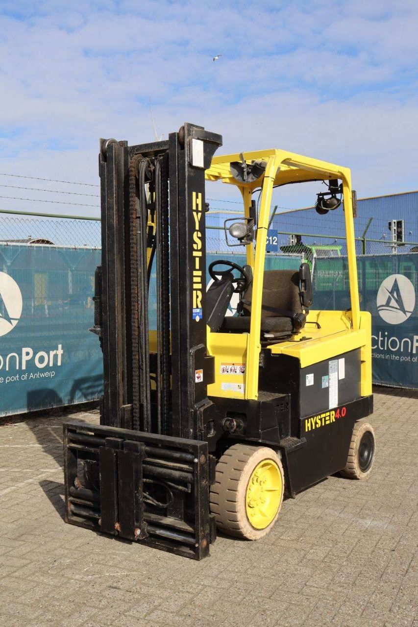Hyster E4.00XL Electric Forklift 3680kg 3.7m 2011