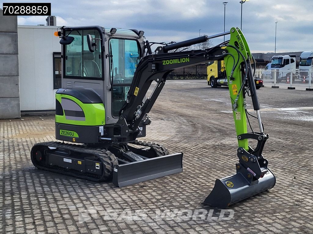 Zoomlion ZE26 GU FACTORY WARRANTY – CE CERTIFIED - KUBOTA ENGINE