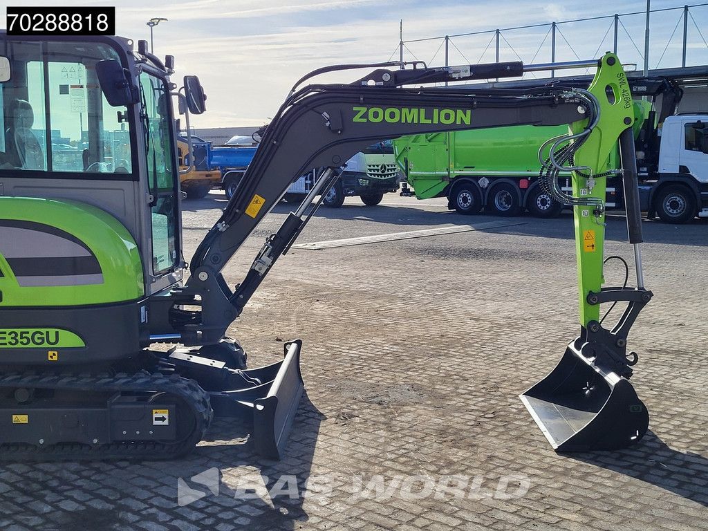 Zoomlion ZE35 GU FACTORY WARRANTY -KUBOTA ENGINE -A/C