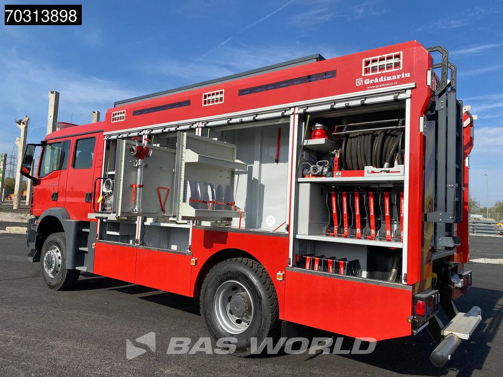 MAN TGM 18.320 4X4 NEW! Gradinariu Feuerwehr Automatic Euro 6 Pump