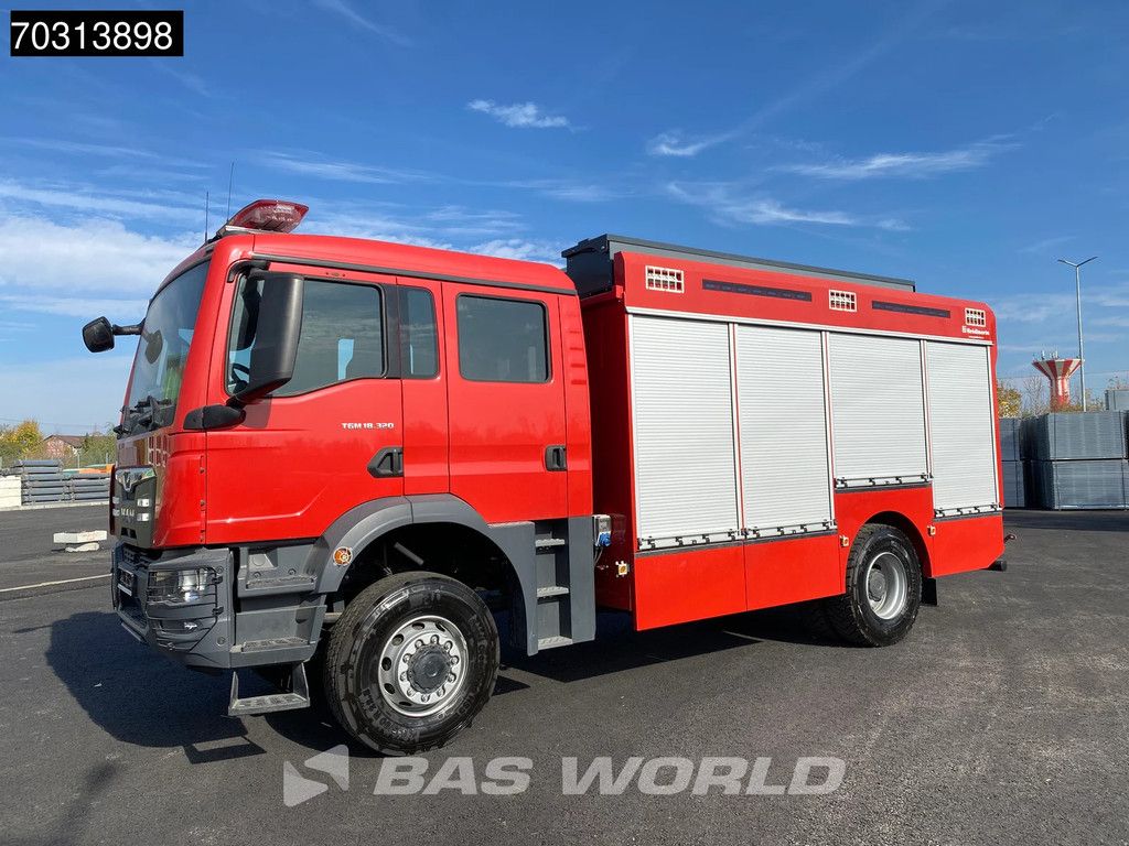 MAN TGM 18.320 4X4 NEW! Gradinariu Feuerwehr Automatic Euro 6 Pump