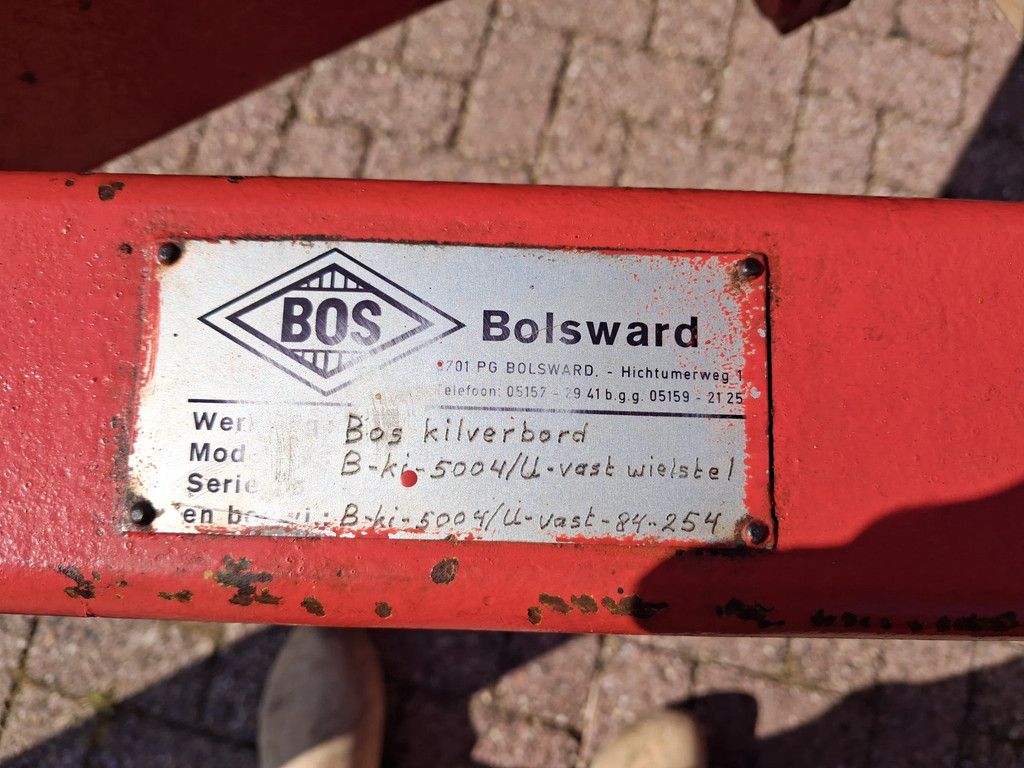 Bos 5004 U kilverbak/schuif