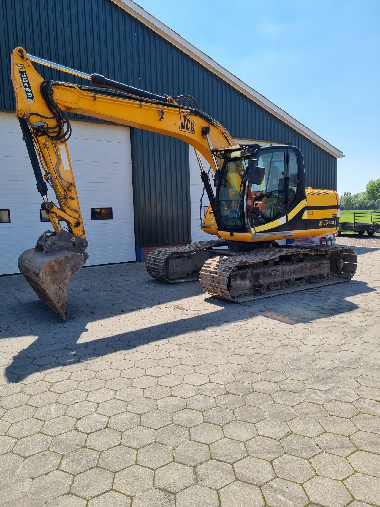 JCB JS 145 rupskraan/graafmachine 2008