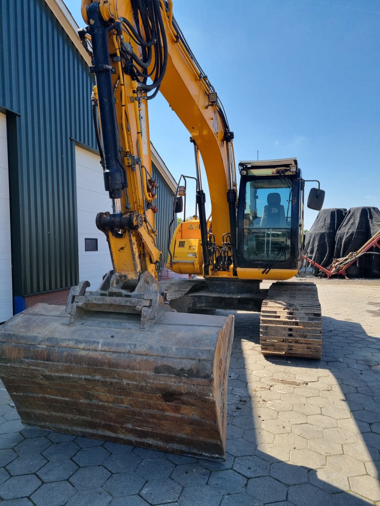 JCB JS 145 rupskraan/graafmachine 2008