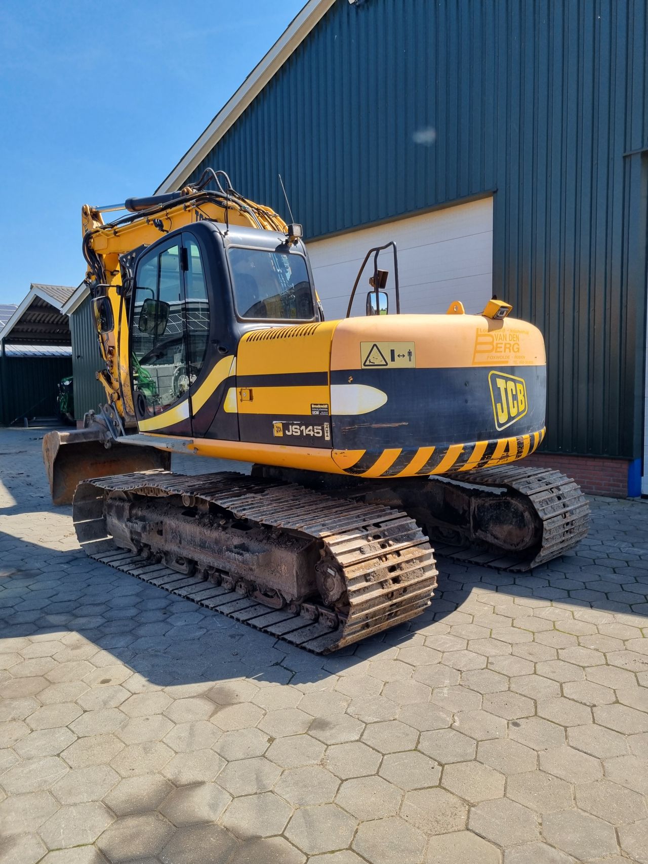 JCB JS 145 rupskraan/graafmachine 2008
