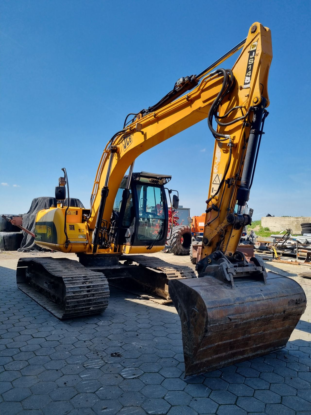 JCB JS 145 rupskraan/graafmachine 2008