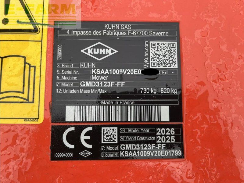 Kuhn gmd 3123 f ff