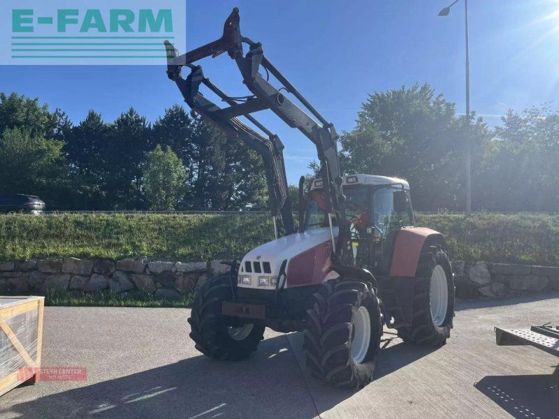 Steyr 9115 mit hauer frontlader