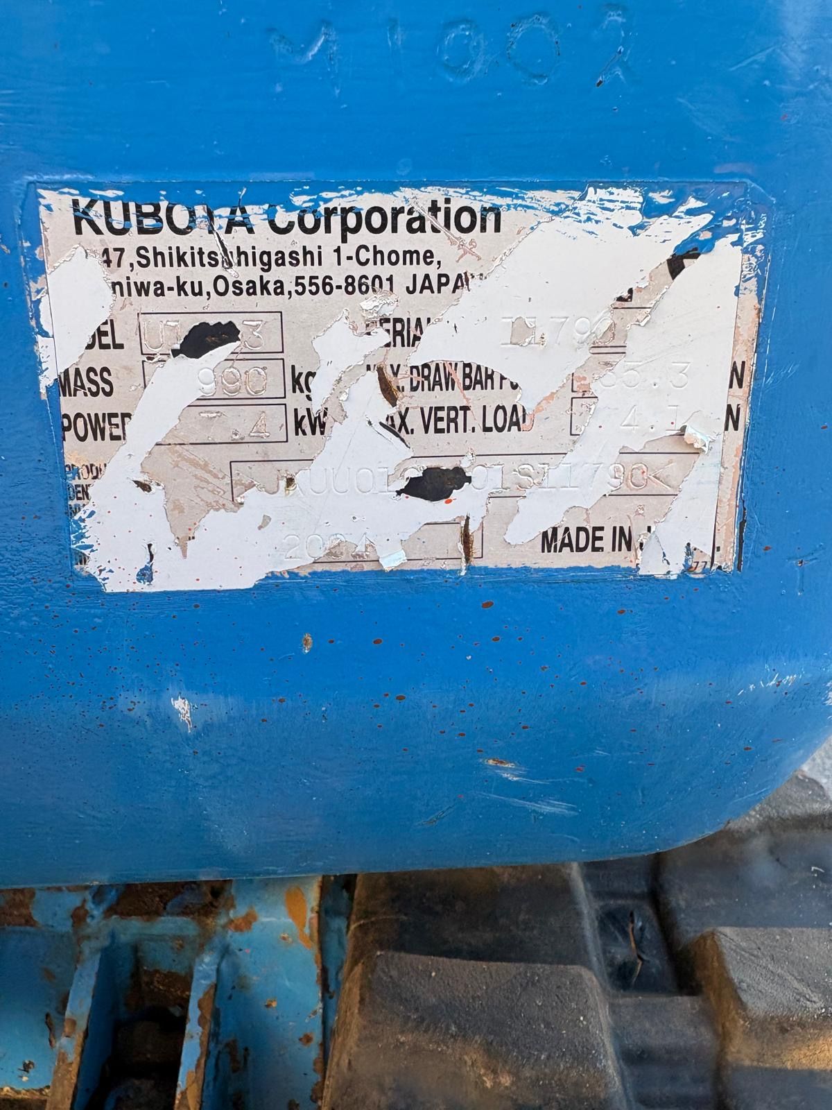 Kubota u10-3