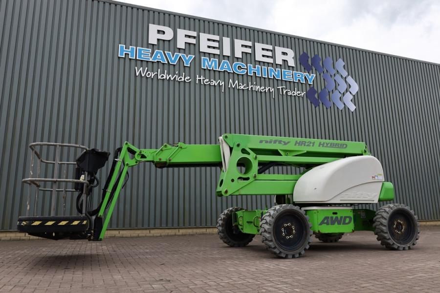 Niftylift HR21 HYBRID As - Is, Hybrid, 4x4 Drive, 21m Workin