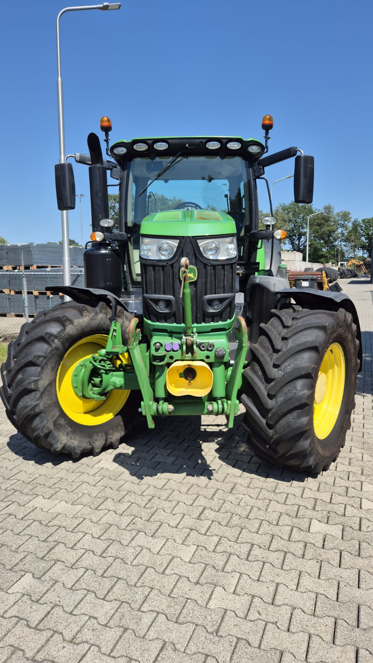 JOHN DEERE 6195R AP, 40Km/h, Lucht, Fronthef/PTO
