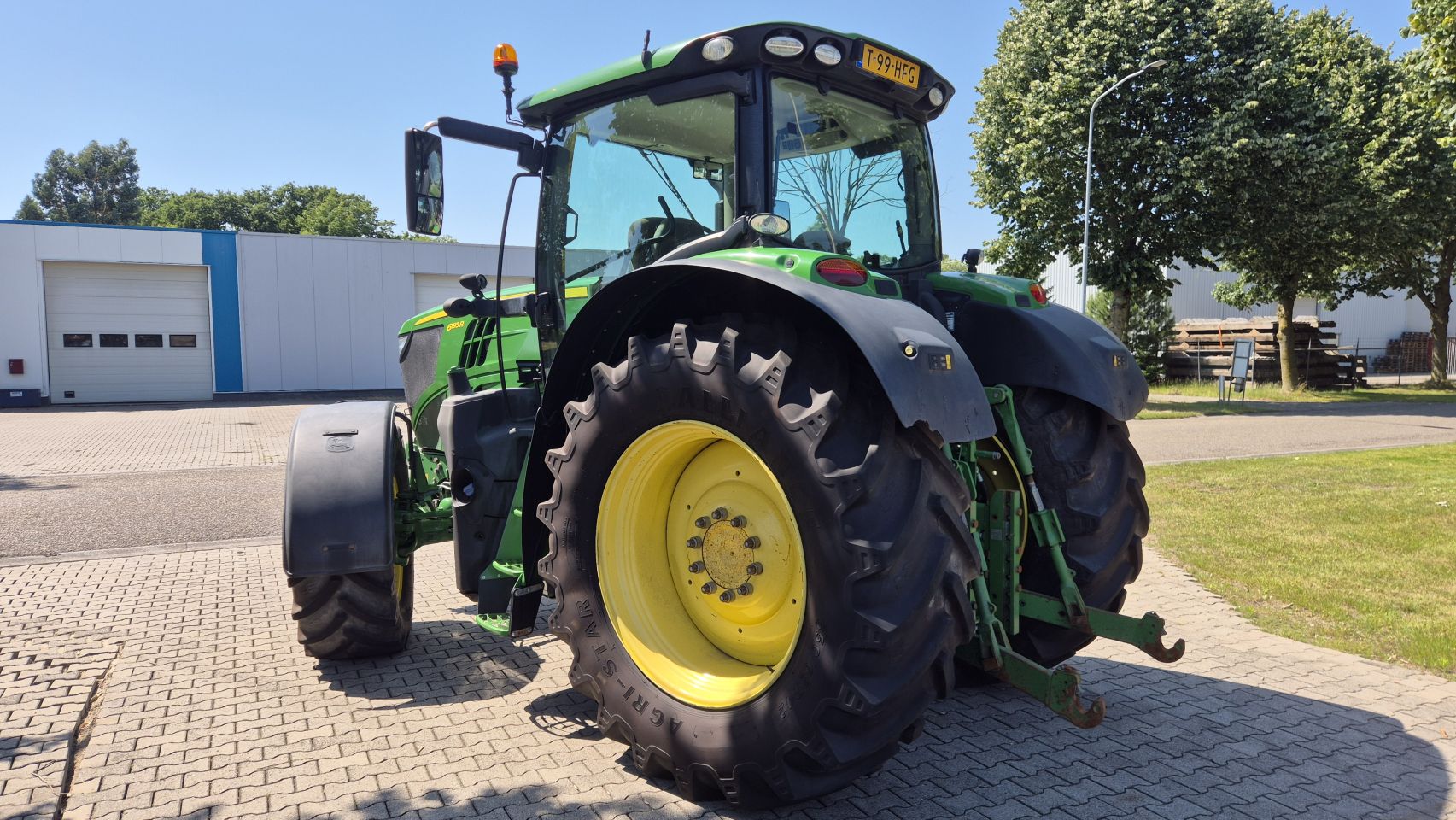 JOHN DEERE 6195R AP, 40Km/h, Lucht, Fronthef/PTO