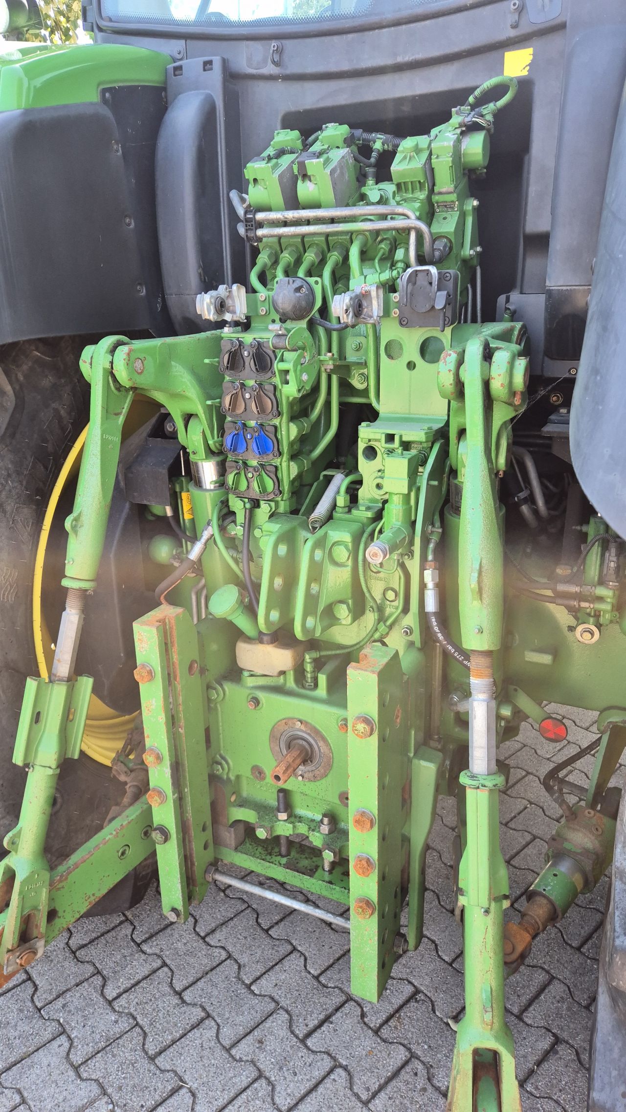 JOHN DEERE 6195R AP, 40Km/h, Lucht, Fronthef/PTO