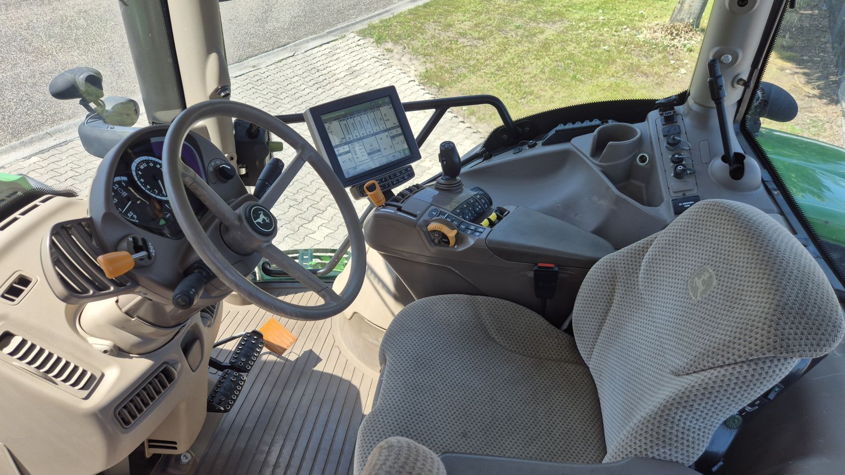 JOHN DEERE 6195R AP, 40Km/h, Lucht, Fronthef/PTO