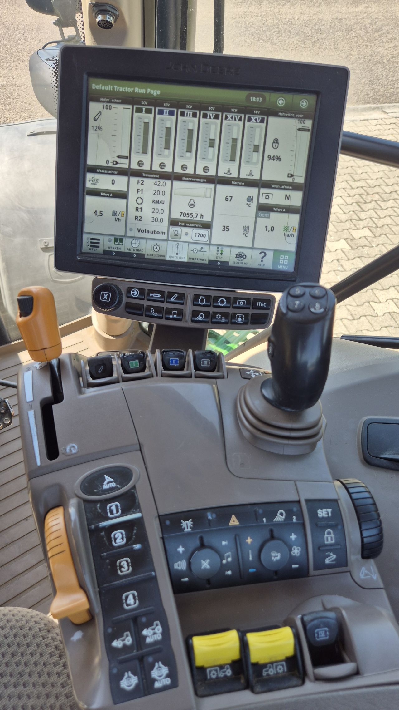 JOHN DEERE 6195R AP, 40Km/h, Lucht, Fronthef/PTO