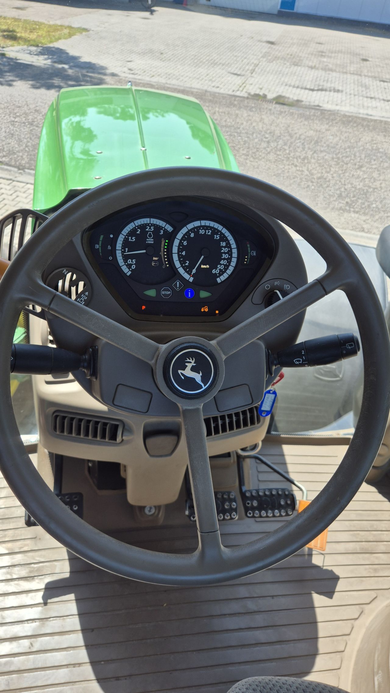 JOHN DEERE 6195R AP, 40Km/h, Lucht, Fronthef/PTO