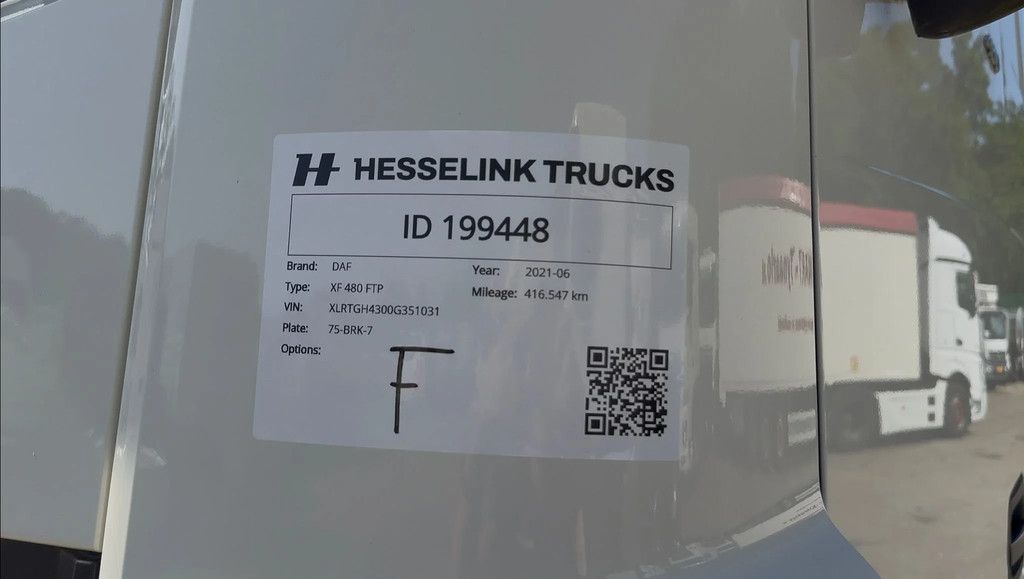 DAF XF 480 6X2 FTP Space Cab Midlift Standairco Alcoa 416.547KM NL Truck