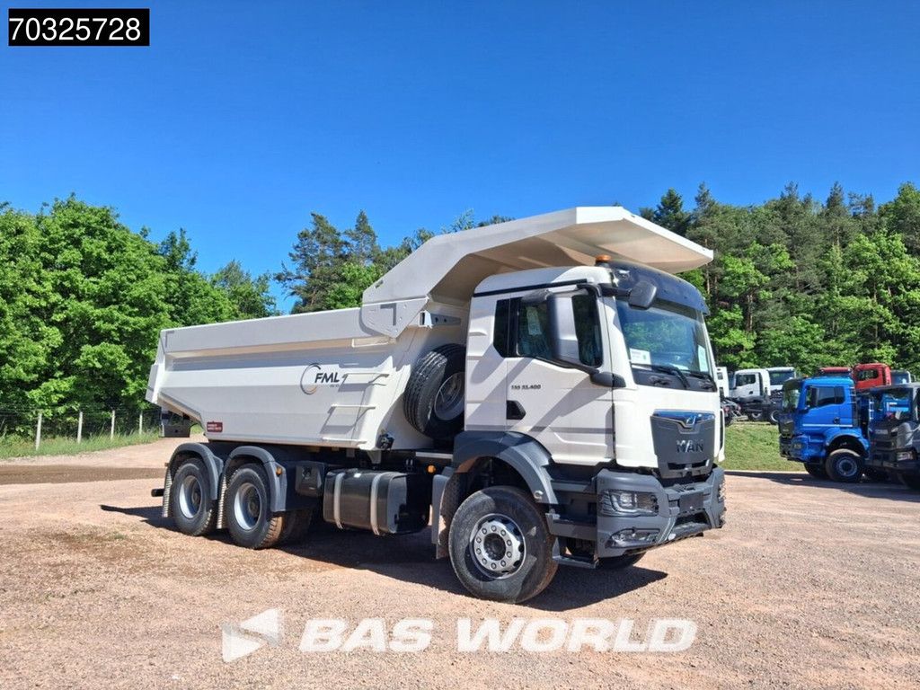 MAN TGS TGS 33.400 6x4 NEW! Hardox Mining tipper Canopy Steel suspension big-axle Manual EURO 2