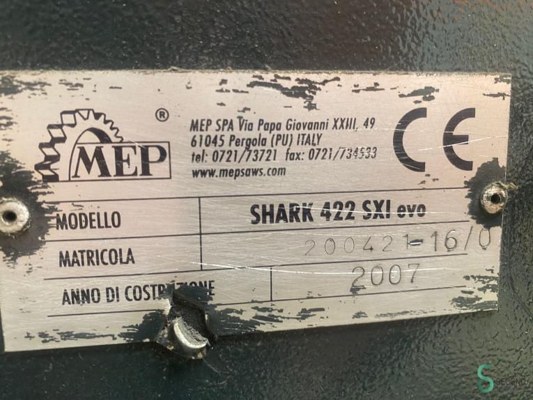Bandsawmachines MEP Shark 422 SXI evo 2007