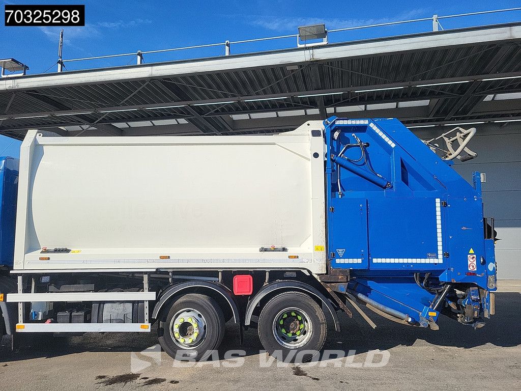 DAF LF 250 6X2 Geesink GPM IV 14L22 Lifter GCB Welvaarts weigh system Steering axle Euro 6