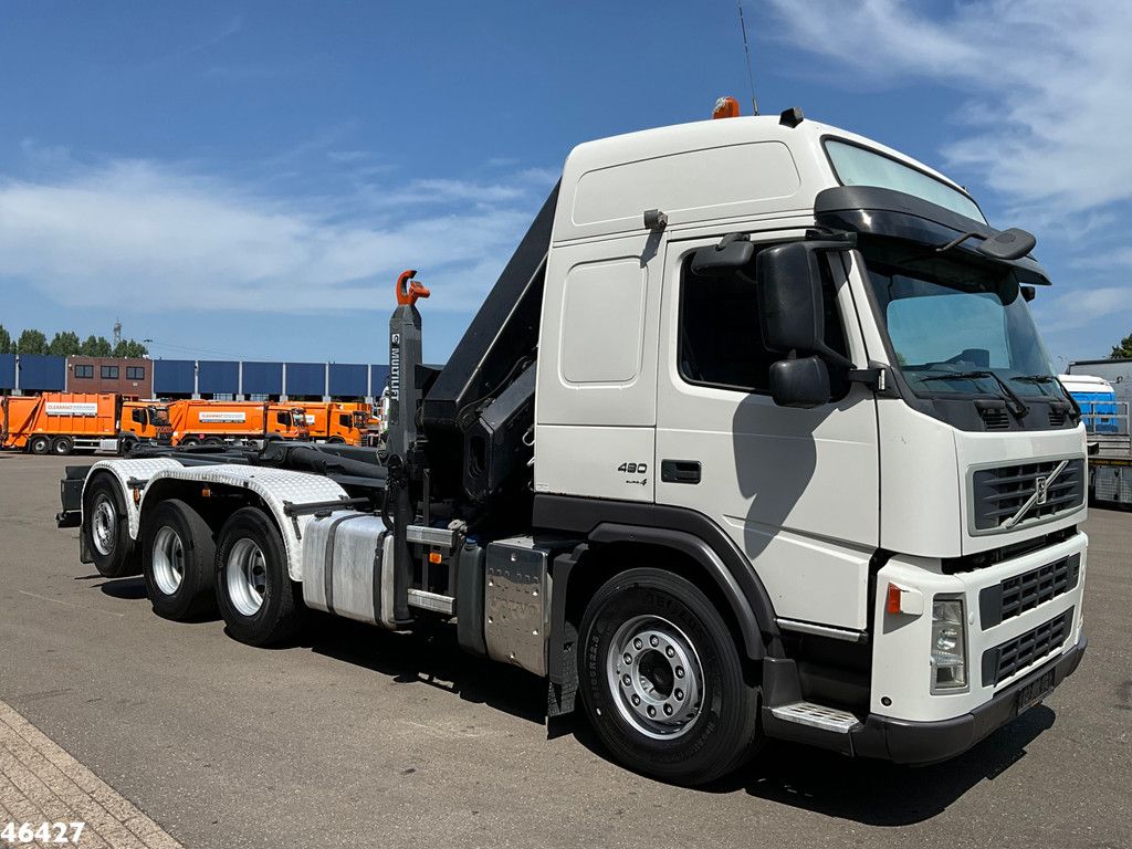 Volvo FM 480 8x4 Hiab 28 Tonmeter laadkraan