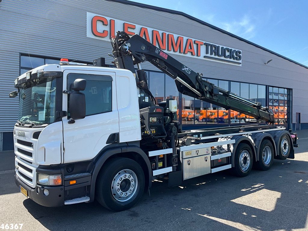 Scania P 360 Euro 5 8x2 Hiab 28 Tonmeter laadkraan