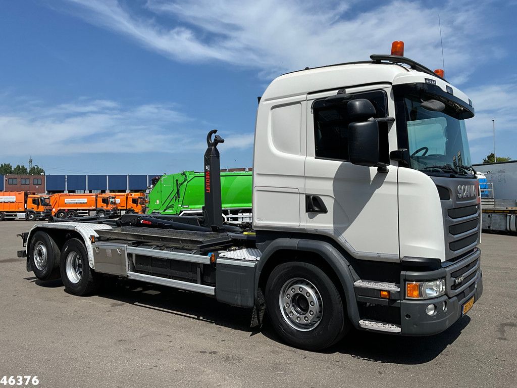 Scania G 410 Euro 6 Retarder Multilift 21 Ton haakarmsysteem