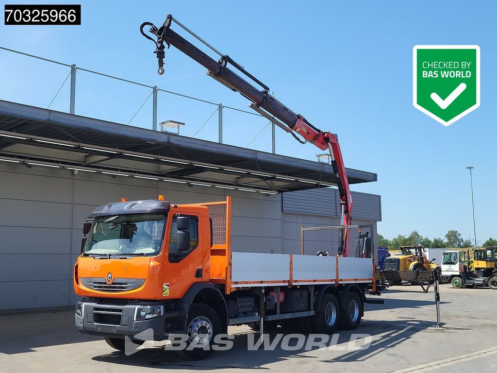 Renault Premium 430 6X4 Fassi F190A-23 Kran Crane Big-Axle Steelsuspension Euro 5