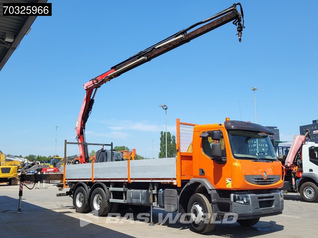 Renault Premium 430 6X4 Fassi F190A-23 Kran Crane Big-Axle Steelsuspension Euro 5