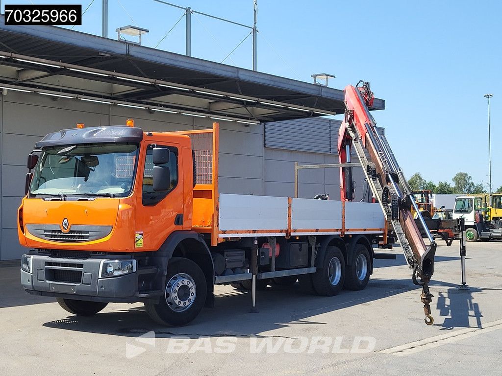 Renault Premium 430 6X4 Fassi F190A-23 Kran Crane Big-Axle Steelsuspension Euro 5