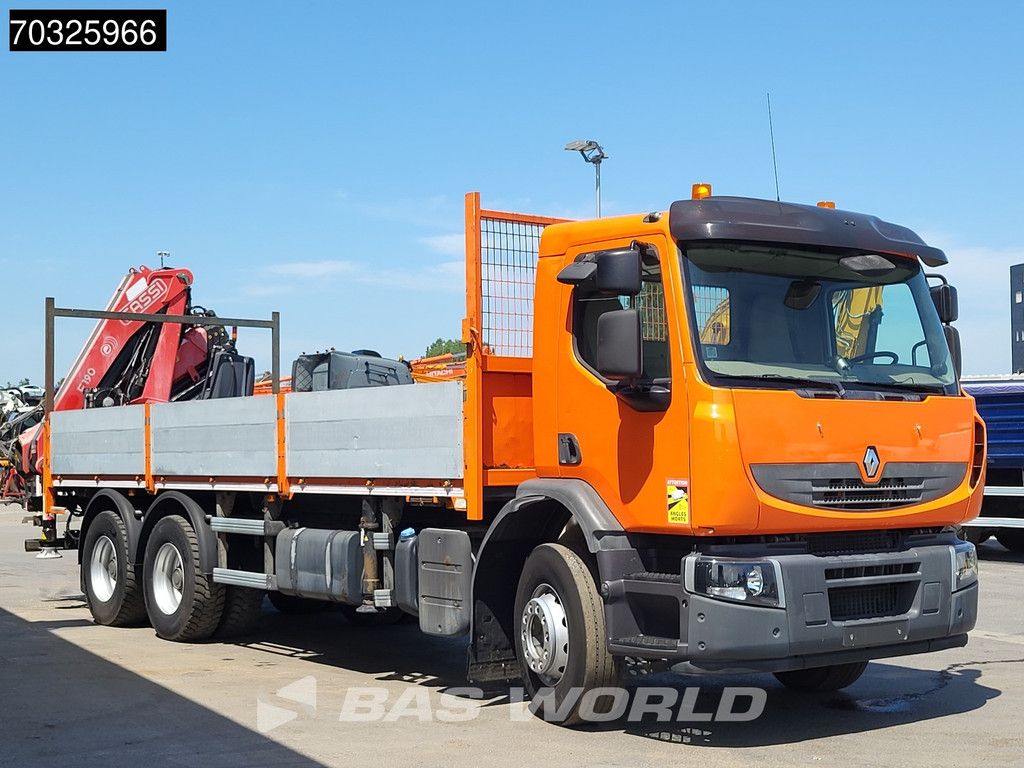 Renault Premium 430 6X4 Fassi F190A-23 Kran Crane Big-Axle Steelsuspension Euro 5