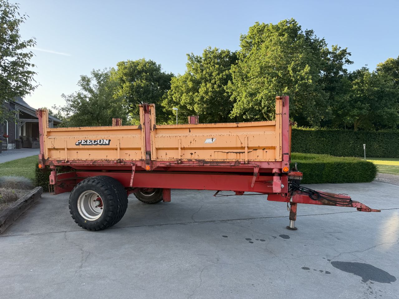 Peecon KW6000 kipper kiepwagen 3 zijdig!