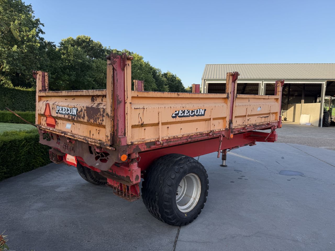 Peecon KW6000 kipper kiepwagen 3 zijdig!