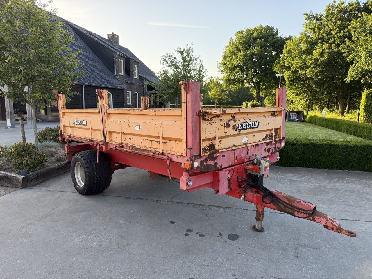 Peecon KW6000 kipper kiepwagen 3 zijdig!