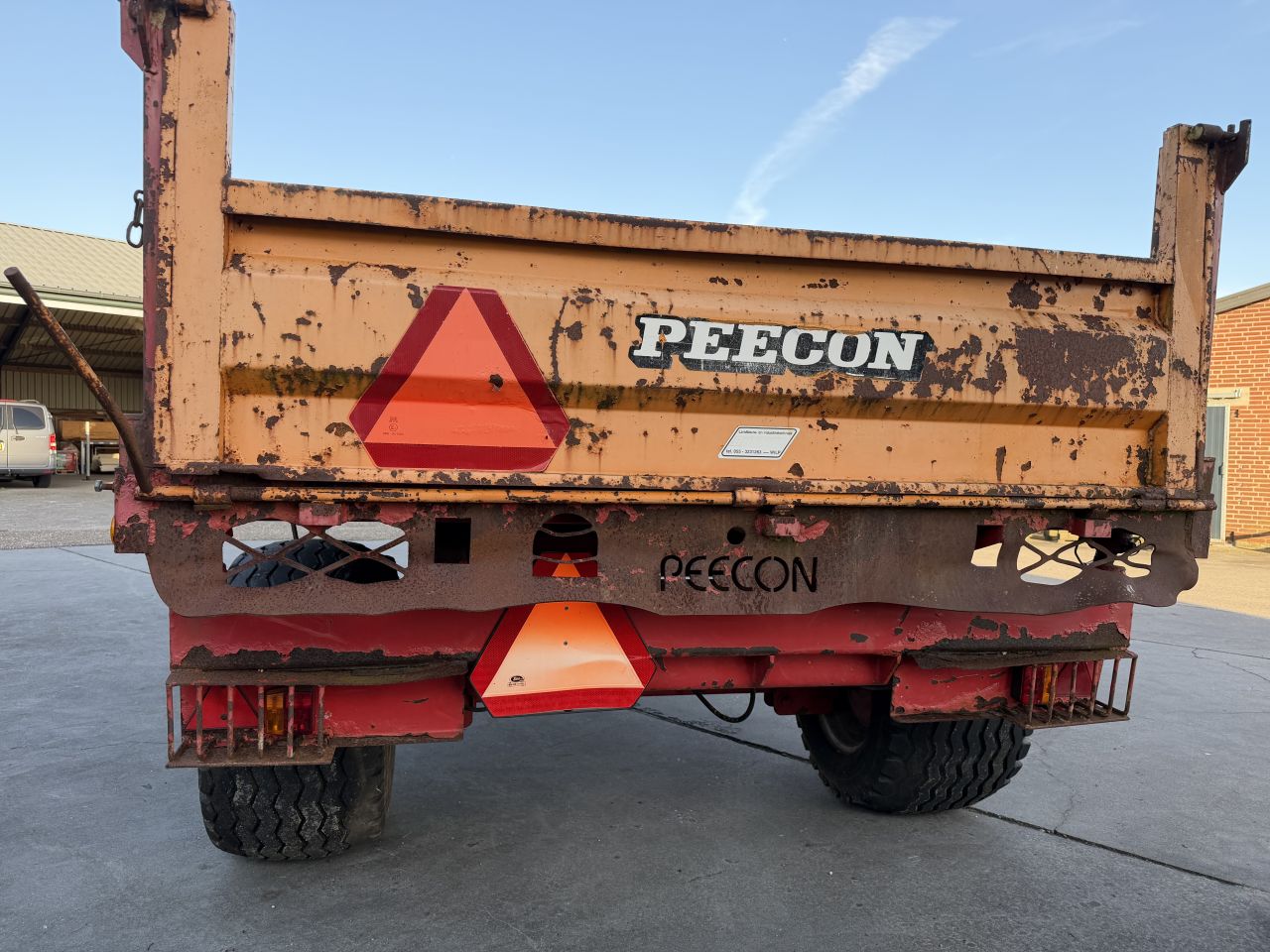 Peecon KW6000 kipper kiepwagen 3 zijdig!