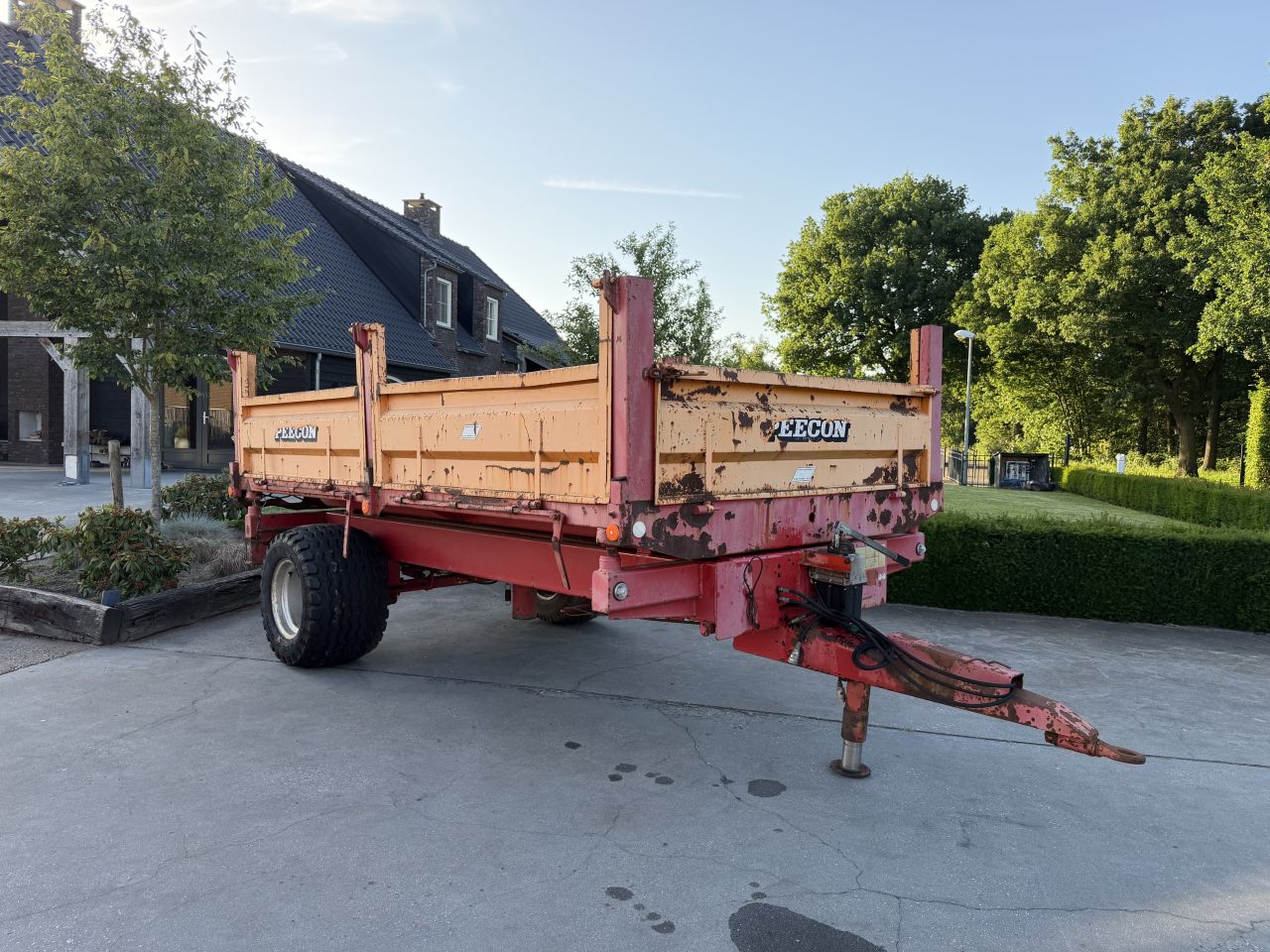 Peecon KW6000 kipper kiepwagen 3 zijdig!