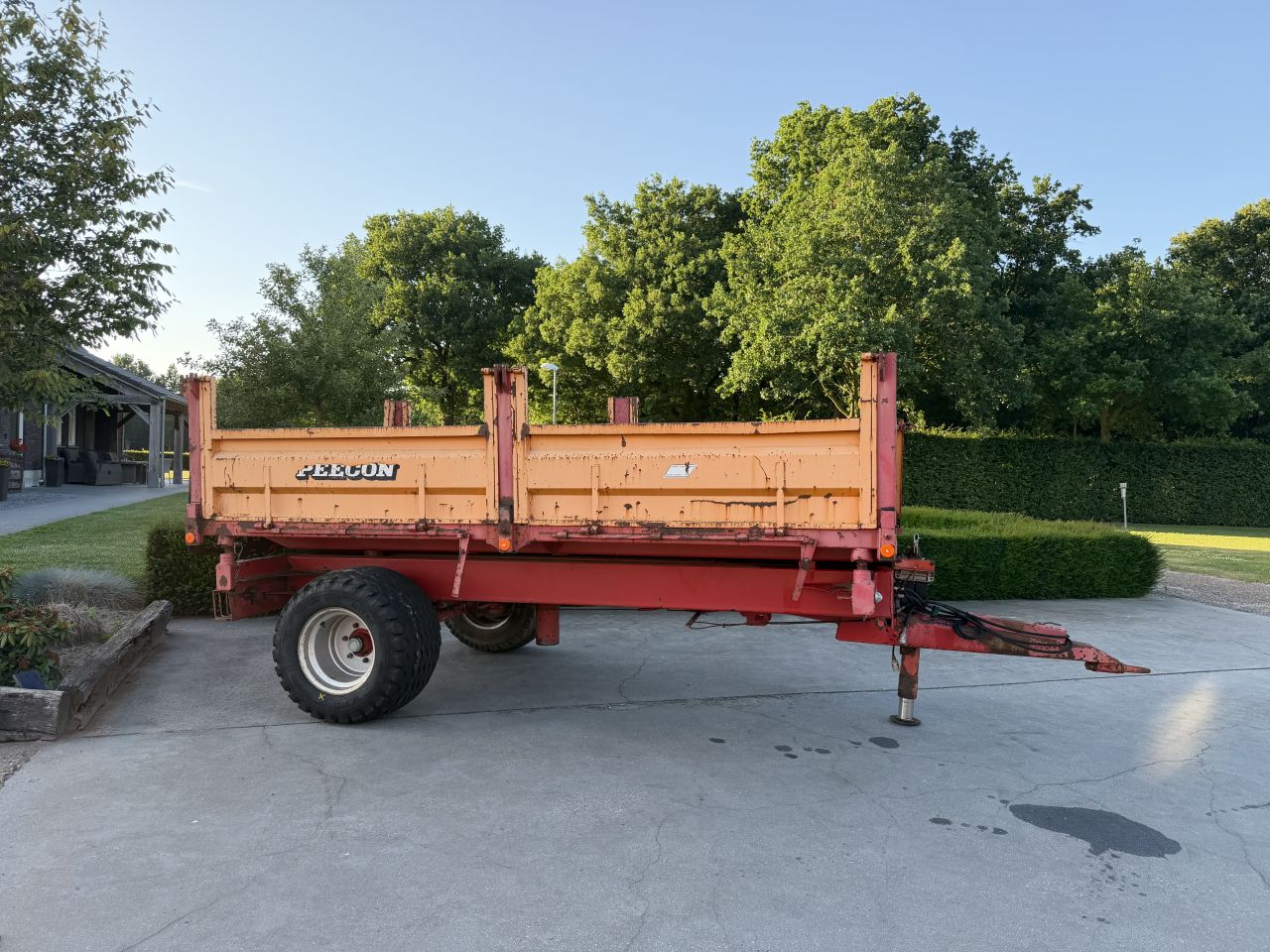 Peecon KW6000 kipper kiepwagen 3 zijdig!