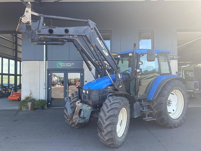 New Holland TS115 Turbo mit Stoll Frontlader nur an port / Gewerbe
