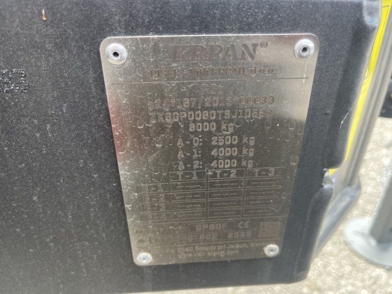 Krpan Forst GP 8 DF + Forstkran GD 7,6 K
